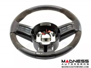Ford Mustang Carbon Fiber Steering Wheel Trim - Carbon Fiber (2010-2014) Ford Mustang Carbon Fiber Steering Wheel Trim - Carbon Fiber (2010-2014)